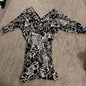 VENUS animal-print long tunic
